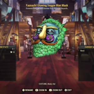 Glowing Veggie Man Mask