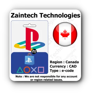 CAD 15 PlayStation Canada (CAN) - ( 𝓘𝓷𝓼𝓽𝓪𝓷𝓽 𝓓𝓮𝓵𝓲𝓿𝓮𝓻𝔂)