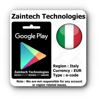 €5 Google Play Italy (ITA) - ( 𝓘𝓷𝓼𝓽𝓪𝓷𝓽 𝓓𝓮𝓵𝓲𝓿𝓮𝓻𝔂)