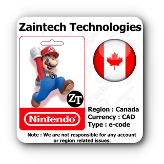 C$10 Nintendo eShop Canada (CAN) - ( 𝓘𝓷𝓼𝓽𝓪𝓷𝓽 𝓓𝓮𝓵𝓲𝓿𝓮𝓻𝔂)