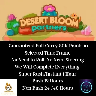 Monopoly Go Desert Blooms Partner Event Slots (12 Hours) 4 Slots