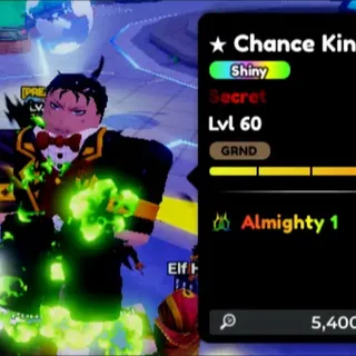 Shiny Almighty Chance King/Hakari