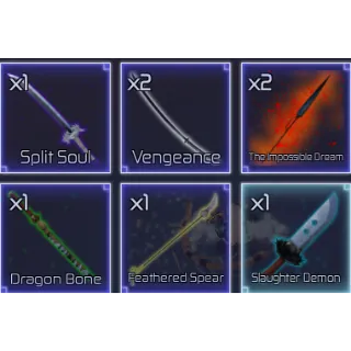 Special Grade Weapons Set - Jujutsu Infinite