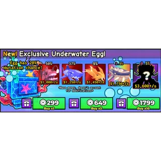 Catch and Tame Underwater egg x10