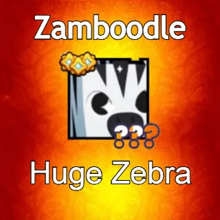 Huge Zebra pet sim 99