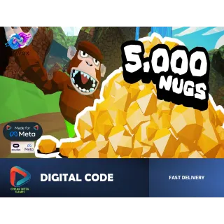 💰 UG VR - 5,000 Nugs (Gold Currency) - OFFICIAL Meta Quest Code - Instant Power! 🦖