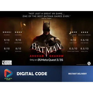  🦇 Batman: Arkham Shadow VR - Official Meta Quest Code - Become The Knight! 💥