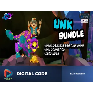 UG VR - Unk Bundle - Meta Quest Code - Unkylosaurus Egg + 7,500 Nugs