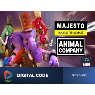 🐘 ANIMAL COMPANY - Majesto Character Bundle - Official Meta Quest Code - Rare Elephant Skin! 🎪