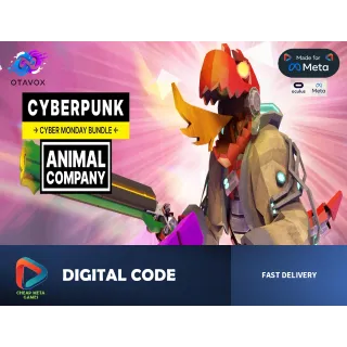 🤖 Animal Company - Cyberpunk Cyber Monday Bundle DLC - OFFICIAL Meta Quest Code + 10K Coins! 💰