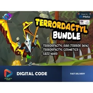 🦖 UG VR - Terrordactyl Bundle - Official Meta Quest Code - Rare Avatar + Nugs! 🚁