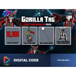 GORILLA TAG - Balloon Brawler Pack- 10k Shiny Rocks 