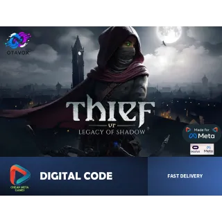 🤫 THIEF VR: Legacy of Shadow - OFFICIAL Meta Quest Code - Master the VR Shadows! 🔦