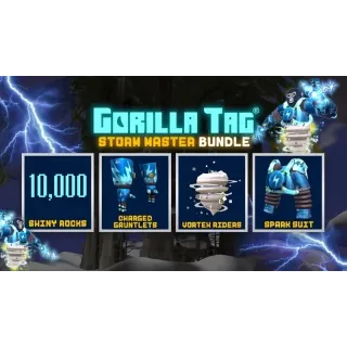 ⛈️ Gorilla Tag - Storm Master Pack DLC - OFFICIAL Meta Quest Code + 10K Rocks! 💥