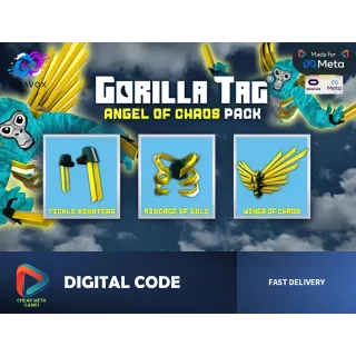 🐒 GORILLA TAG - Angel of Chaos Pack - jmancurly Special - Limited Edition Gear! 😇