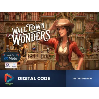 🧱 Wall Town Wonders VR - Official Meta Quest Code - Build Your Town! 🏡