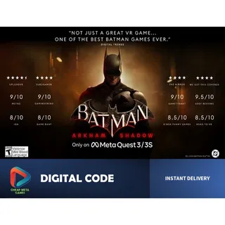  🦇 Batman: Arkham Shadow VR - Official Meta Quest Code - Become The Knight! 💥