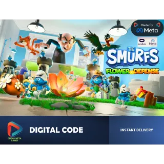 🌸 The Smurfs - Flower Defense VR - Official Meta Quest Code - Protect the Village! 🍄