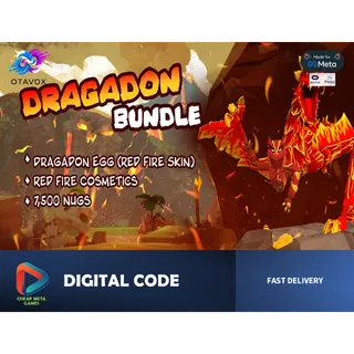 🐉 UG VR - Dragadon Bundle - Official Meta Quest Code - Dragadon Egg + 7500 Nugs! 💎