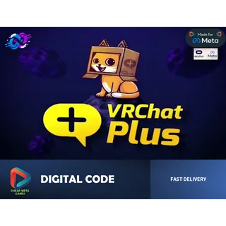 👑 VRChat Plus (VRC+) - 12 Month Subscription - Official Gift - Level Up Your Profile! 🚀