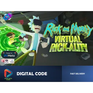 🧪 Rick and Morty: Virtual Rick-ality - OFFICIAL Meta Quest Code - Get Schwifty in VR! 🗣️