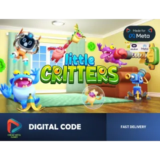 🏠 LITTLE CRITTERS VR - Official Meta Quest 3 Code - MR Tower Defense! 👾
