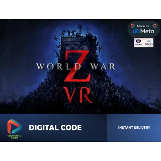  🧟 World War Z VR - Official Meta Quest Code - Face the Horde! 💥