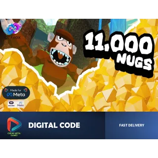✨ UG VR - 11,000 Nugs (Gold Currency) - OFFICIAL Meta Quest Code - Huge Value! 🦖