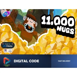 ✨ UG VR - 11,000 Nugs (Gold Currency) - OFFICIAL Meta Quest Code - Huge Value! 🦖