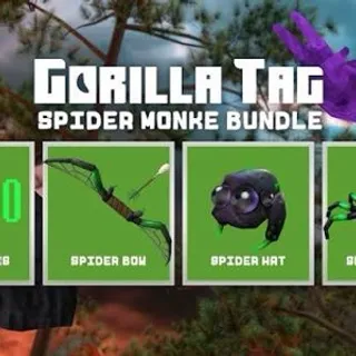 Gorilla Tag : SPIDER MONKE pack- Meta Quest