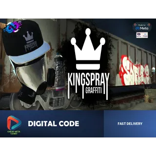 Kingspray Graffiti VR - Official Meta Quest Code - The Ultimate Street Art Sim