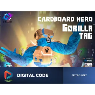👑 Gorilla Tag: Cardboard Hero Bundle Add-On - Get Your Exclusive Gear! 📦