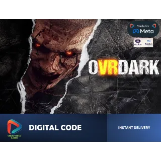 🌑 OVRDARK VR - Official Meta Quest Code - Intense Horror Survival! 👻