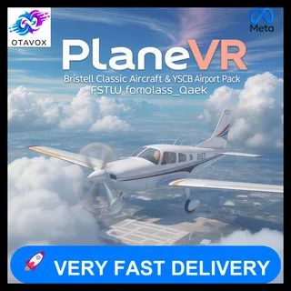 ✈️ PLANEVR - BRISTELL CLASSIC AIRCRAFT & YSCB AIRPORT PACK - Meta