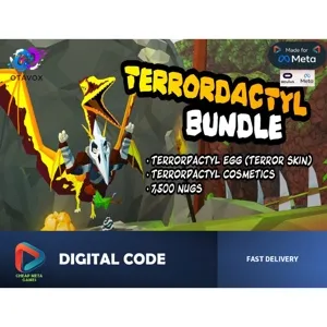 🦖 UG VR - Terrordactyl Bundle - Official Meta Quest Code - Rare Avatar + Nugs! 🚁