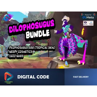 🦖 UG VR - Dilophosugus Bundle - Official Meta Quest Code - Rare Skin + 7.5k Nugs! 🧪