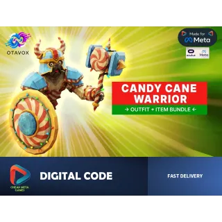 ⚔️ ANIMAL COMPANY - Candy Cane Warrior Addon - Official Meta Quest Code - Festive Style! 🍬