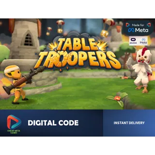 🤖 Table Troopers VR - Official Meta Quest Code - Mini-Shooter Fun! 💥