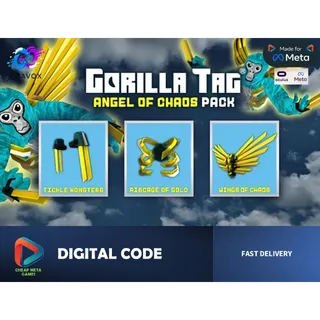 🐒 GORILLA TAG - Angel of Chaos Pack - jmancurly Special - Limited Edition Gear! 😇