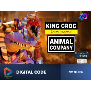 🐊 Animal Company - King Croc Bundle DLC - OFFICIAL Meta Quest Code + 10K Coins! 👑