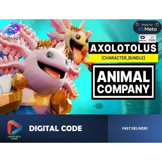 🦎 ANIMAL COMPANY - Axolotolus Bundle - Official Meta Quest Code - Rare Skin! ✨