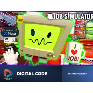 🤖 Job Simulator VR - Official Meta Quest Code - Work Fun in VR! 🍕