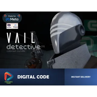🕵️ VAIL VR - Detective Skin Bundle - Official Meta Quest Add-On! 🔫