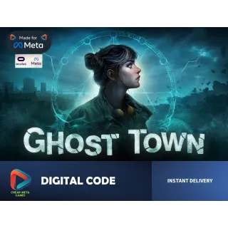  👻 Ghost Town VR - Official Meta Quest Code - Spooky Exploration! 🏚️
