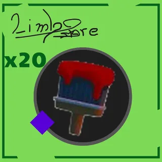 Santa Red Pet Paint x20