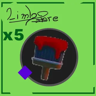 Santa Red Pet Paint x5