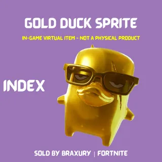 Gold Duck Sprite - BRAXURY