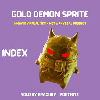 Gold Demon Sprite - BRAXURY