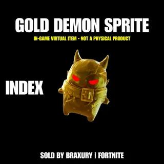 Gold Demon Sprite - BRAXURY