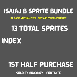 IsaIaj B Sprite Bundle 1 - BRAX